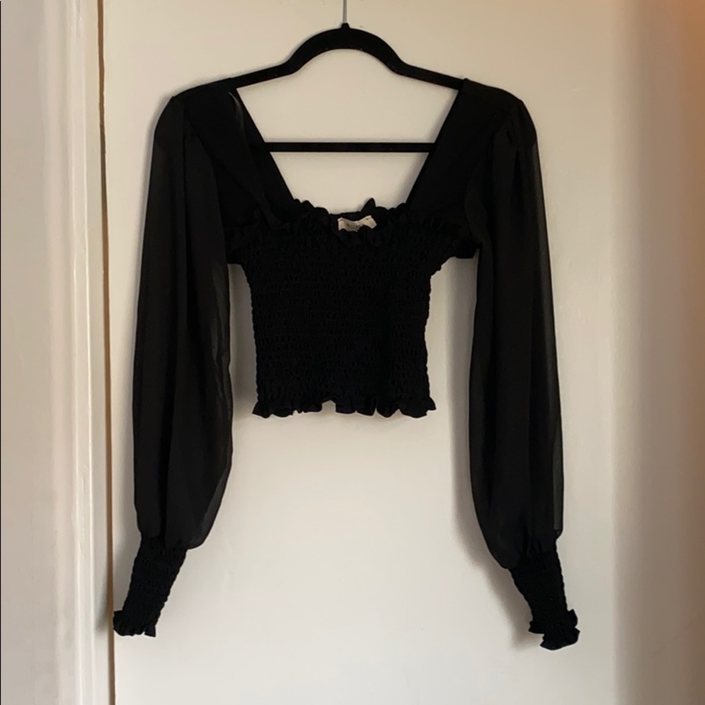 Black Mezzanine romantic top